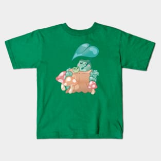 Froggy Rain Party Kids T-Shirt